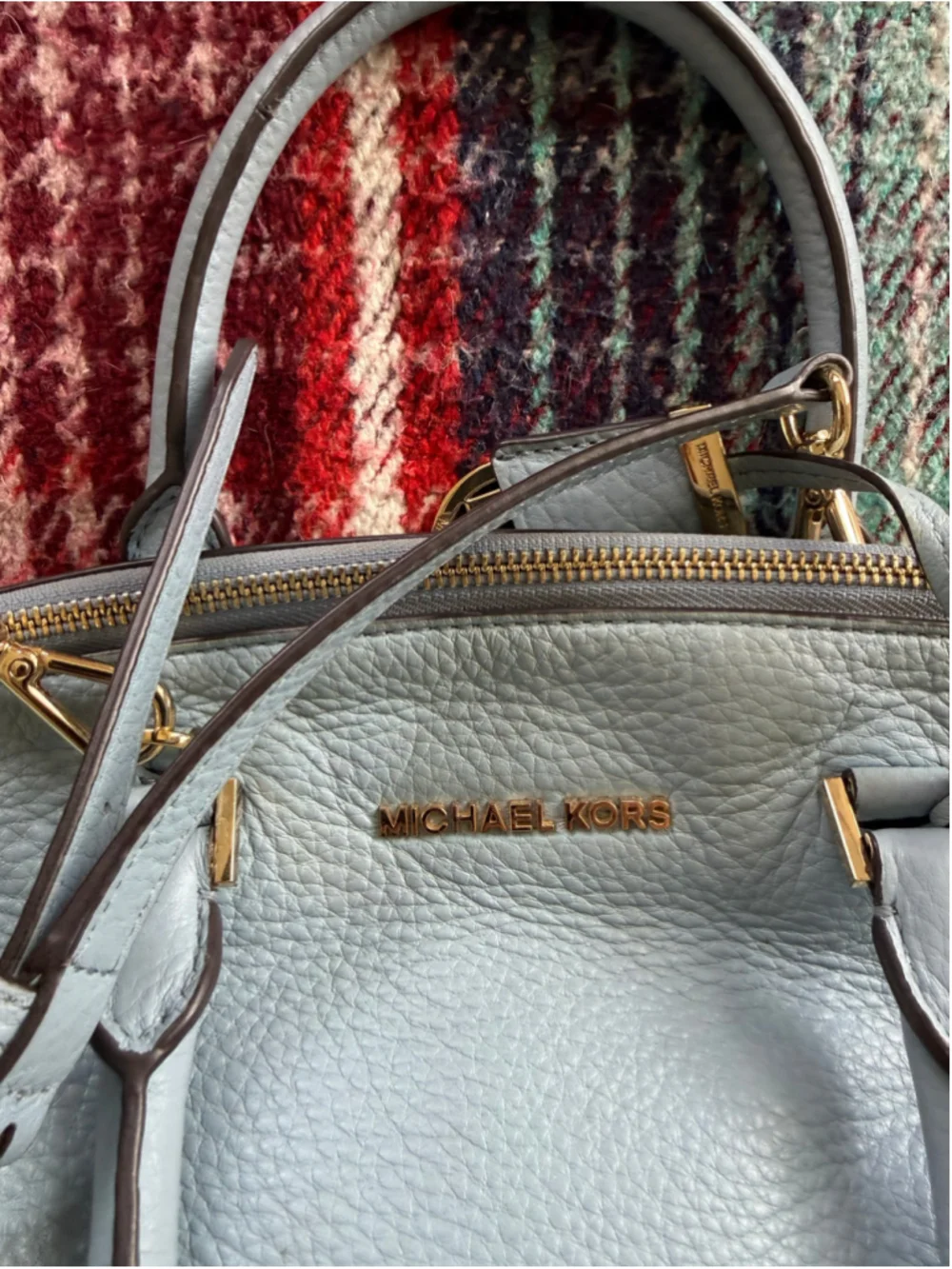 Vintage Michael Kors Baby Blue Purse
